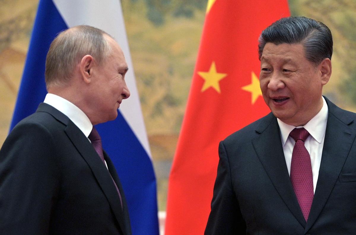 Vladimir Putin y Xi Jinping.