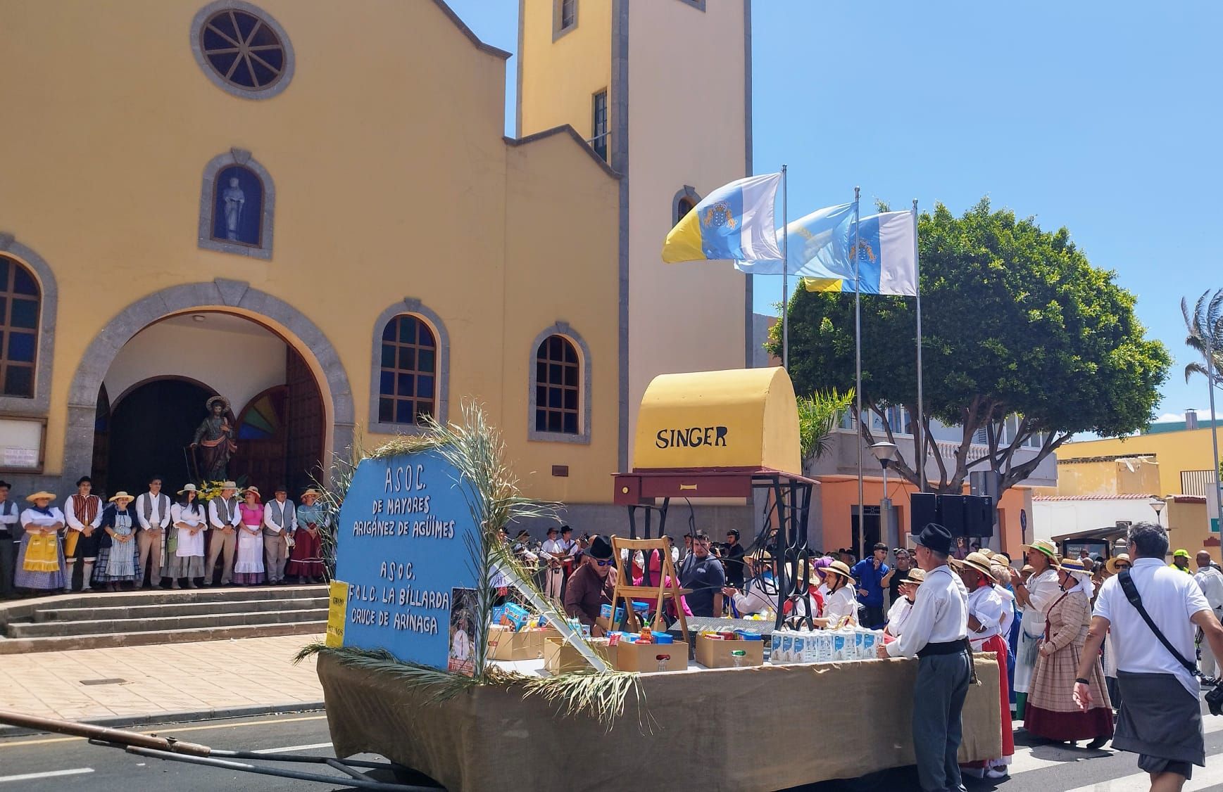 Romería en honor a San José Obrero en el Cruce de Arinaga