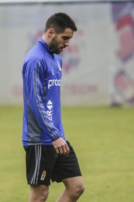 Entrenamiento del Real Oviedo.