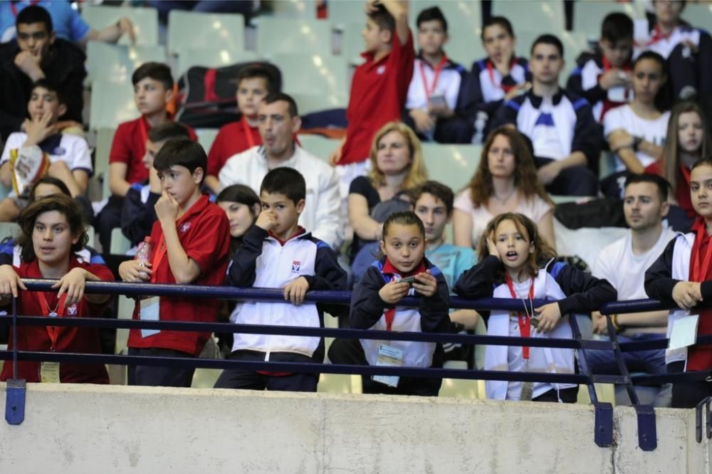 Podium del Campeonato de Kárate