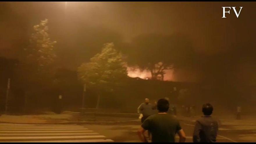 Incendios en Galicia | El fuego llega a Navia
