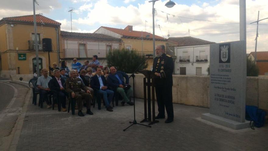 José María Vicente se dirige a las autoridades en La Bóveda de Toro