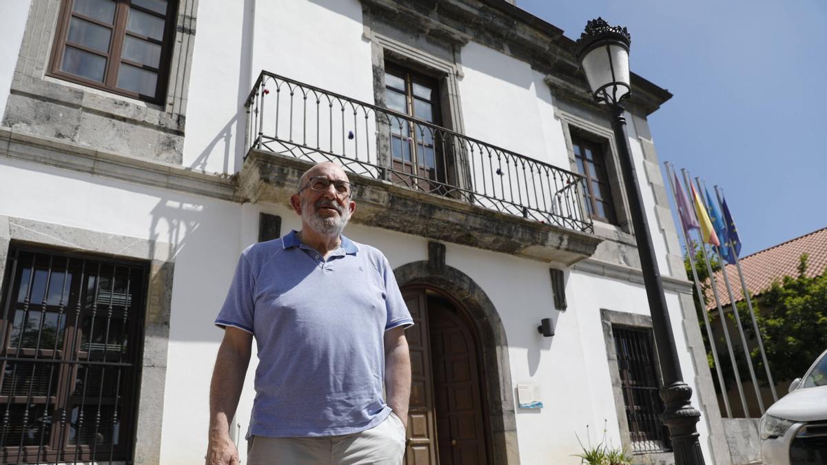 Jaime Menéndez Corrales, en el Ayuntamiento de Soto del Barco.