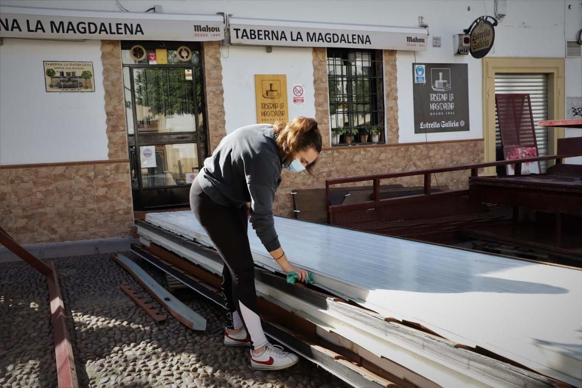 Arranca el montaje de puestos de caracoles