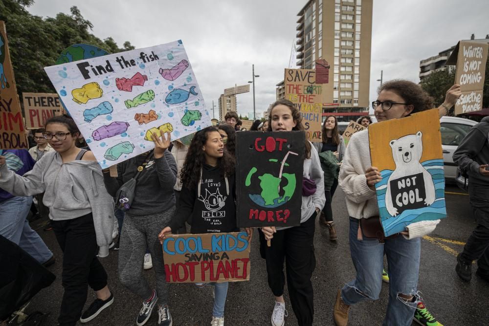 Un dia de lluita contra el canvi climàtic a Girona