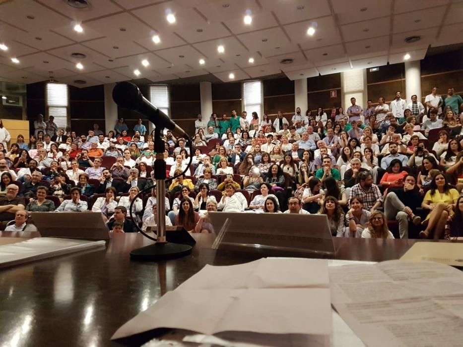 Acto de despedida de residentes en el Hospital General de Alicante