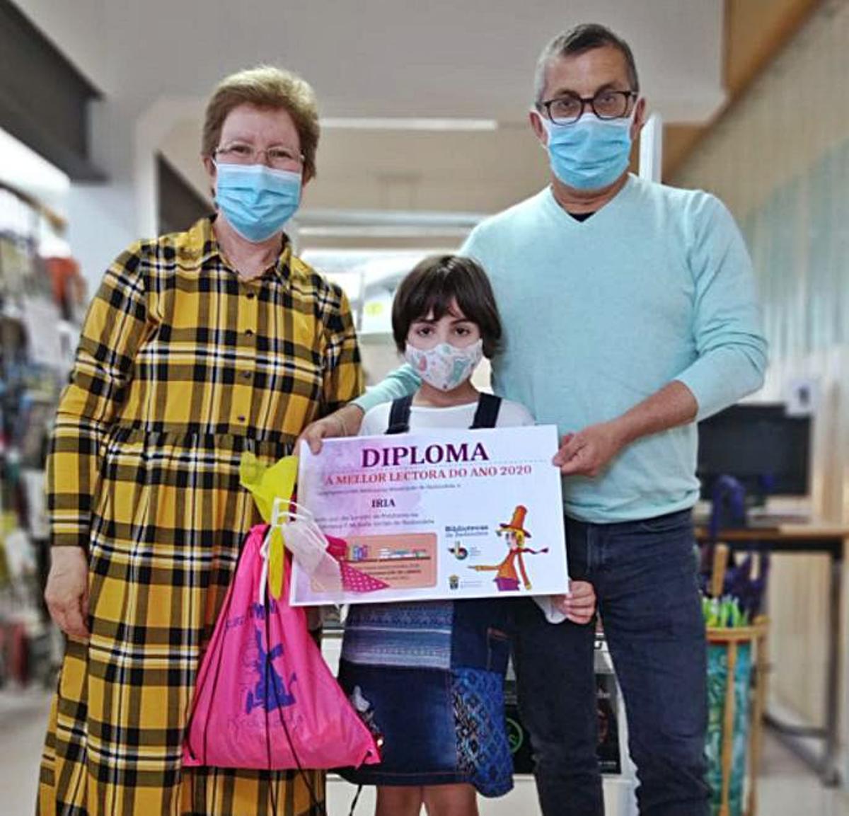 Iria, gañadora (infantil) na biblioteca Valle-Inclán. | //FDV