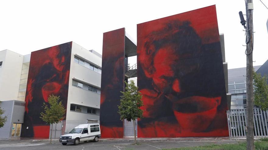 Un dels murals de l&#039;edició del 2019 que es pot trobar al Campus de Montilivi