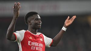 Bukayo Saka volvió a marcar ante el Newcastle