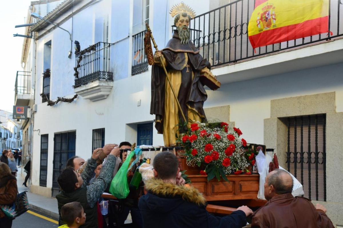 Procesión de San Antón en Garrovillas.