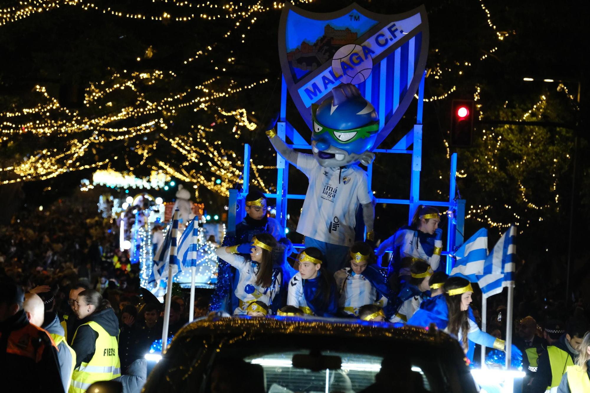 La Cabalgata de los Reyes Magos de Málaga 2024, en imágenes