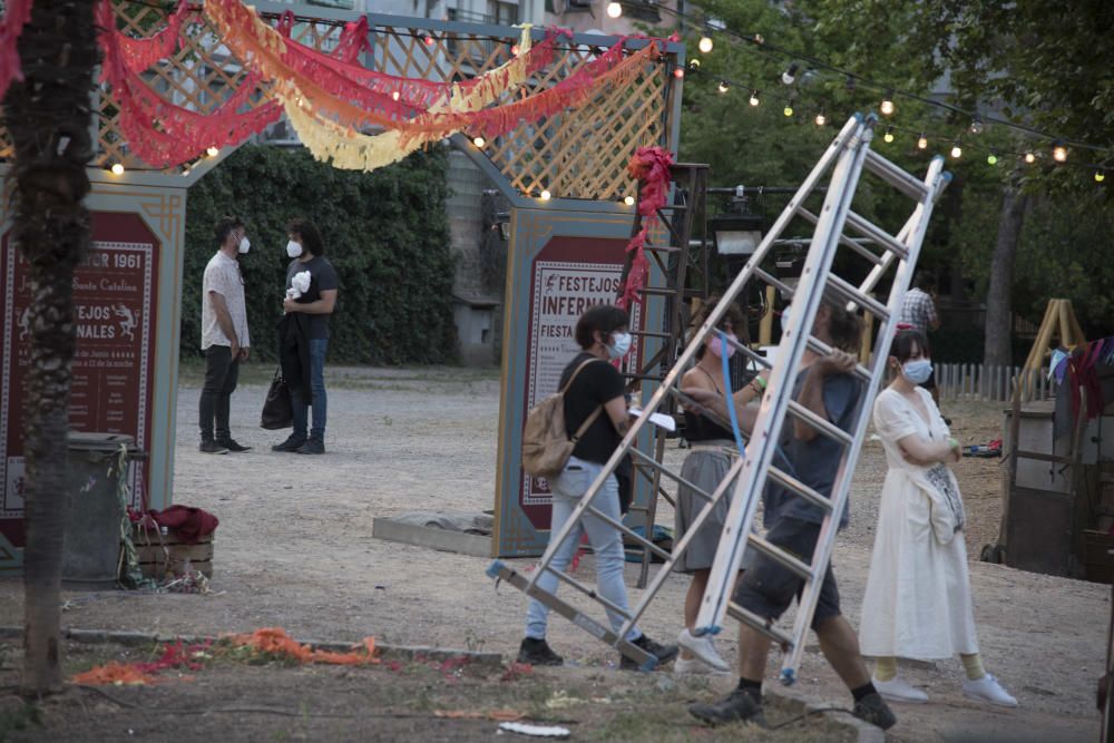 «Hache» acaba el rodatge a Manresa amb una festa major