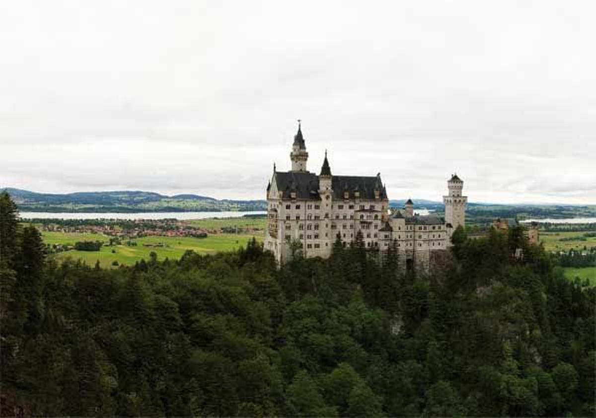 Walt Disney utilizó como
modelo Neuschwanstein para
crear su mundo mágico de
fantasía.