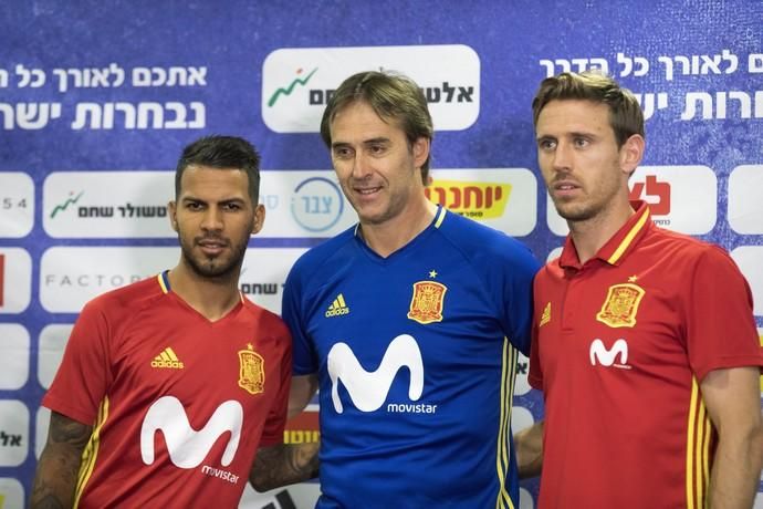 Rueda de prensa de Jonathan Viera en Israel