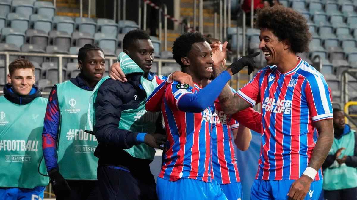 Los jugadores del Crystal Palace celebrando un gol