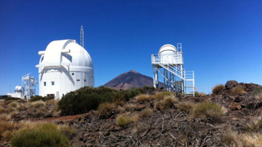 Imagen de archivo del observatorio de Izaña en el Teide.