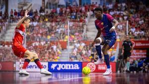 Touré y Gon Castejón, en la pasada final de la liga