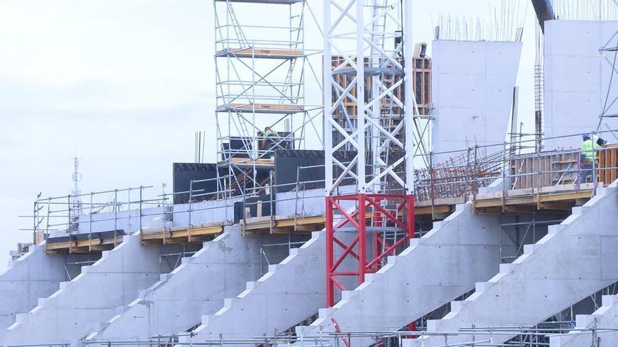 Así avanzan las obras de La Romareda en Zaragoza