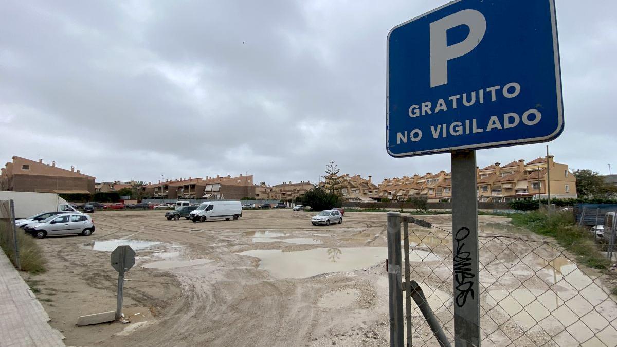 El aparcamiento de La Moleta, en una imagen de marzo pasado.