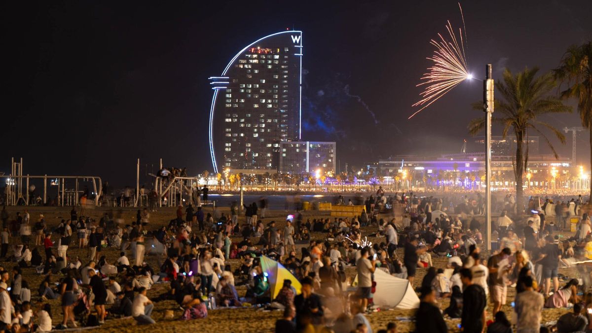 La verbena de Sant Joan en Barcelona
