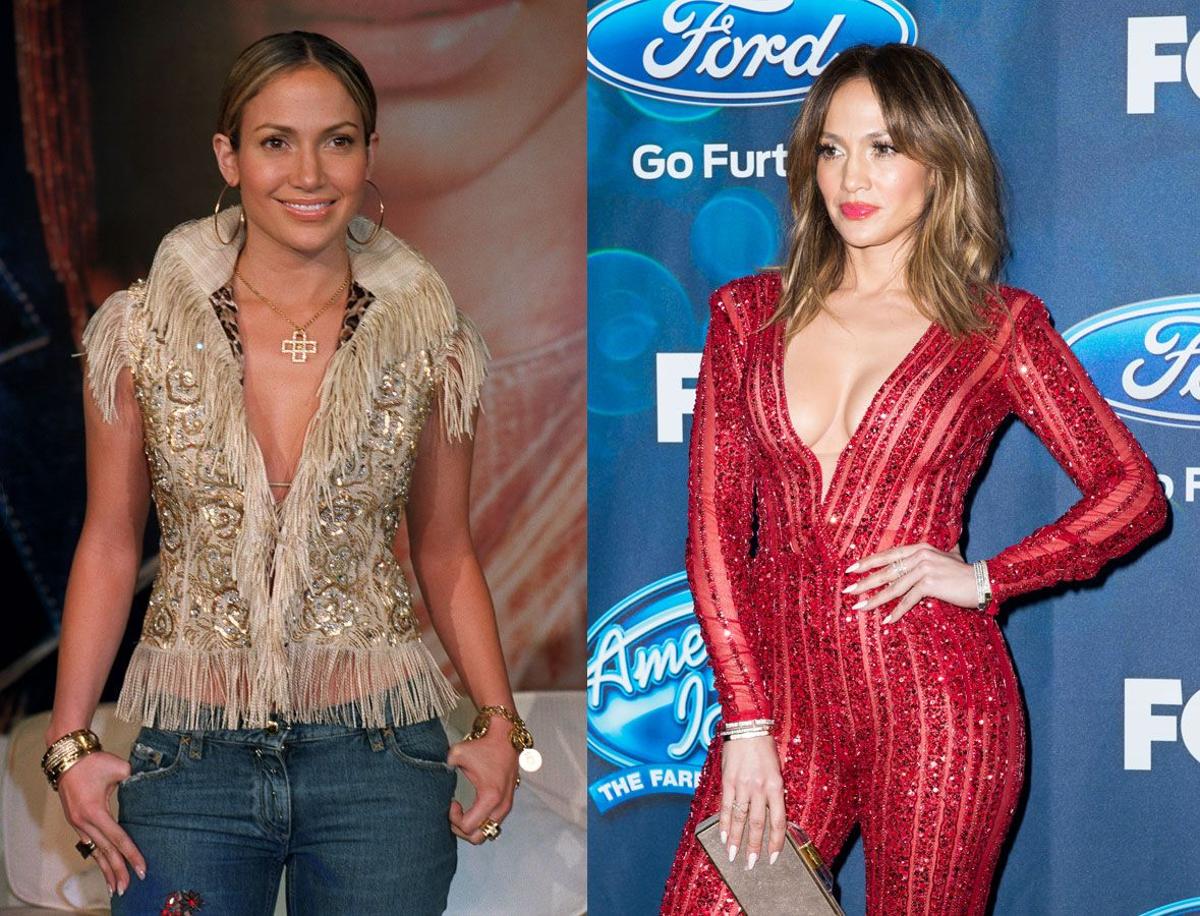 El antes y el después: Jennifer Lopez