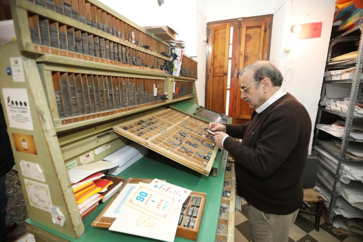 La Gutenberg de Castro del Río, 90 años manteniendo el tipo