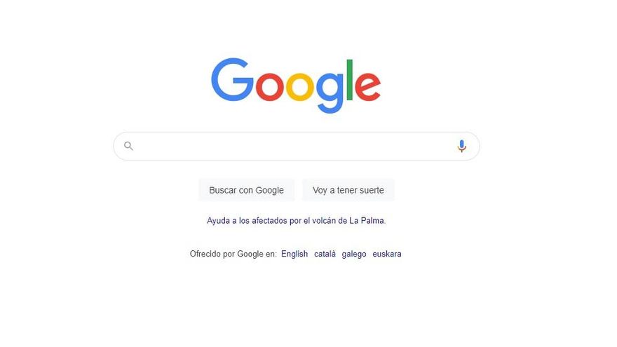 El buscador de Google con el enlace.