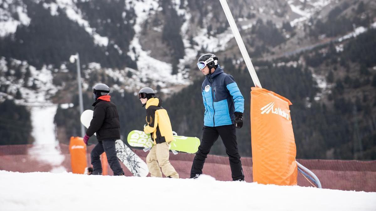 Esquiadors a la Molina, aquest diumenge 8 de gener