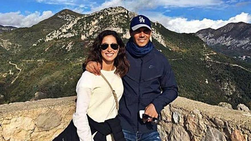 Mery Perelló y Rafa Nadal, durante unas vacaciones.