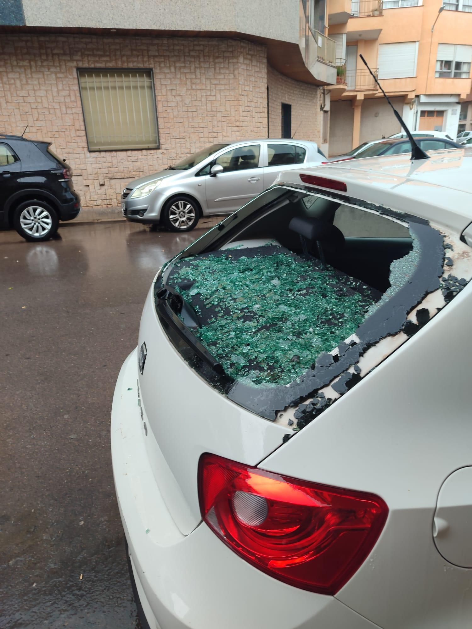 Estas son las consecuencias de la granizada en Vilavella