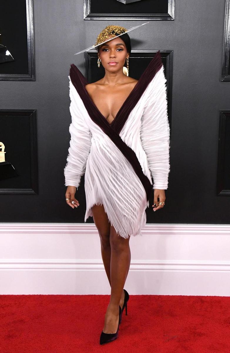 Janelle Monae en los Premios Grammy 2019