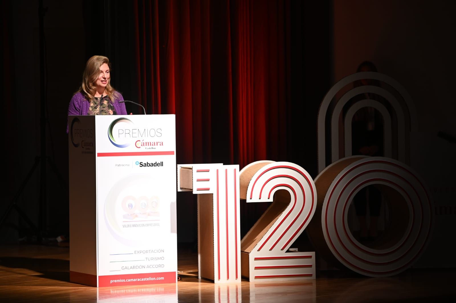 Entrega de premios en el acto de la Cámara de Comercio de Castellón