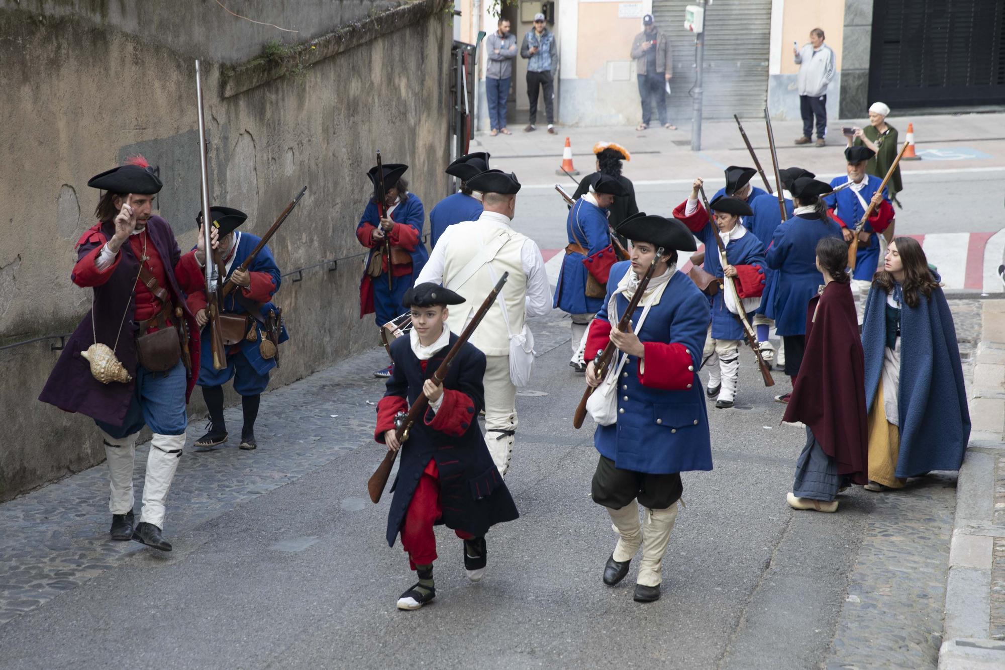 Arbúcies recrea el tradicional Combat de fa més de 300 anys