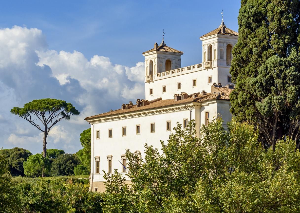 Villa Medici en Roma, Italia
