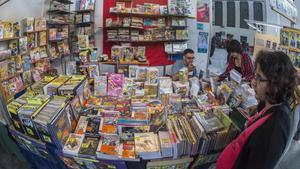 Un estand en el pasado Salón del Cómic de Barcelona.