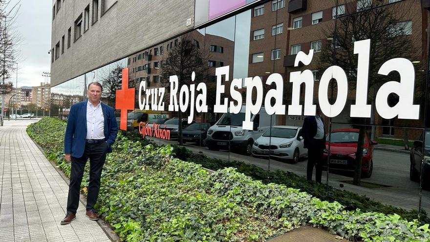 José Ramón González, nuevo presidente de Cruz Roja en Gijón