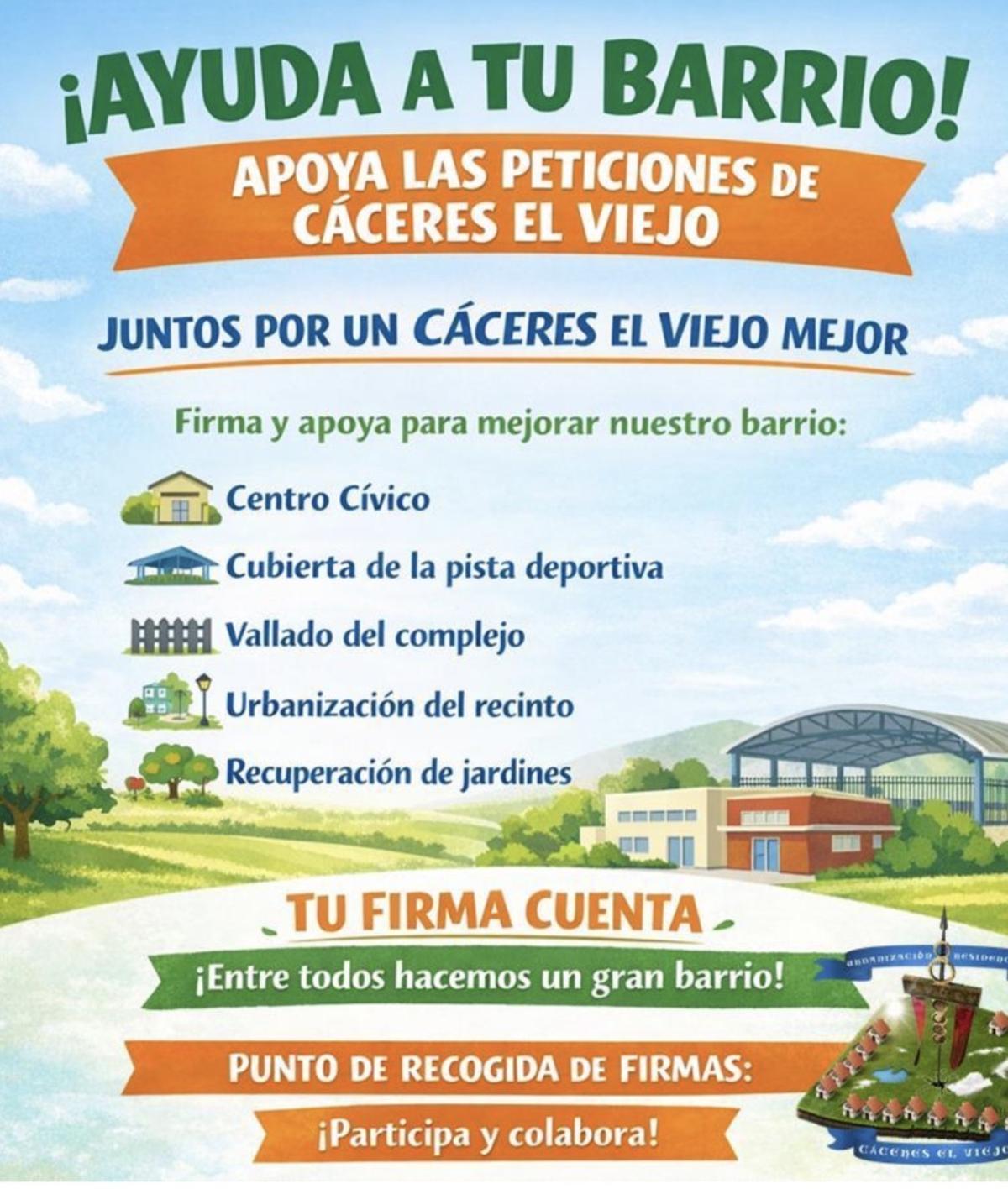 Campaña de firmas de CC el Viejo.