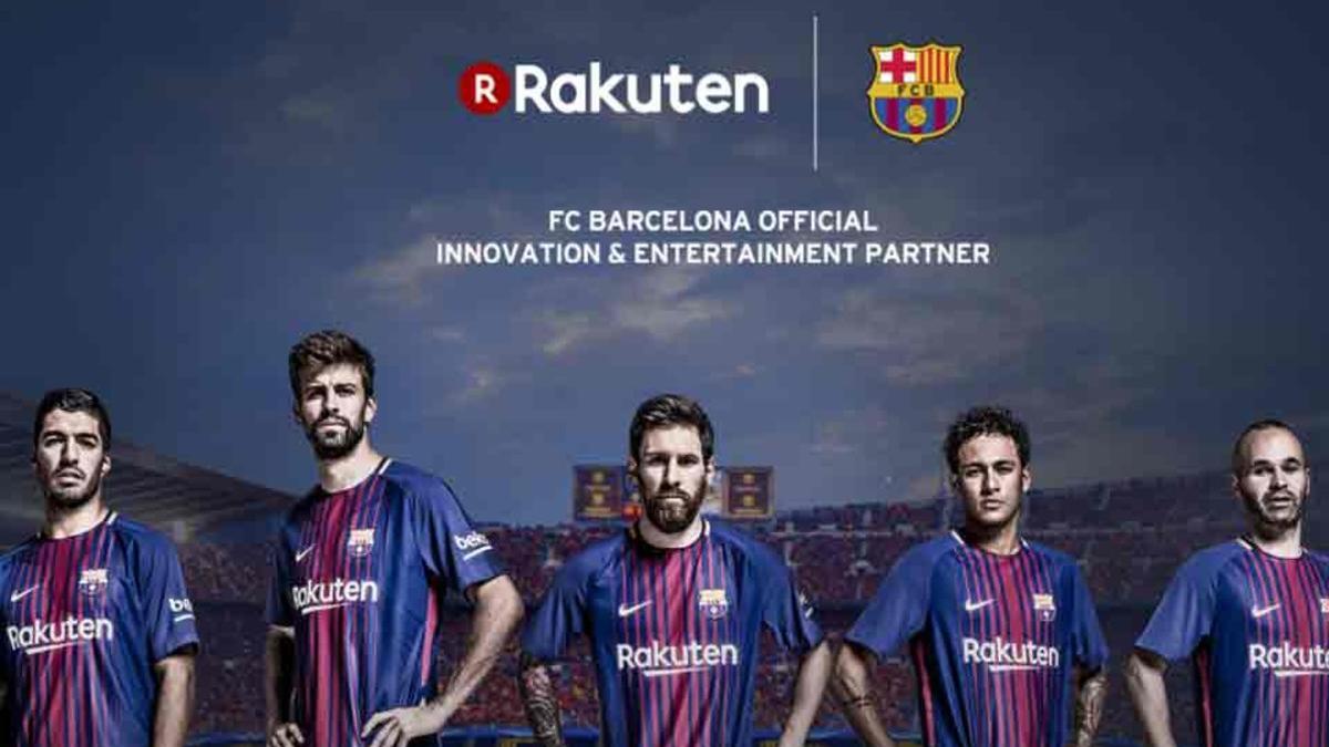 Presentan el acuerdo FC Barcelona - Rakuten