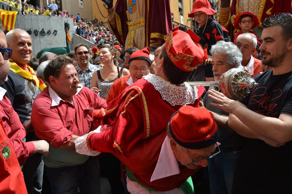 Broma al macer de la Patum Joan Segado