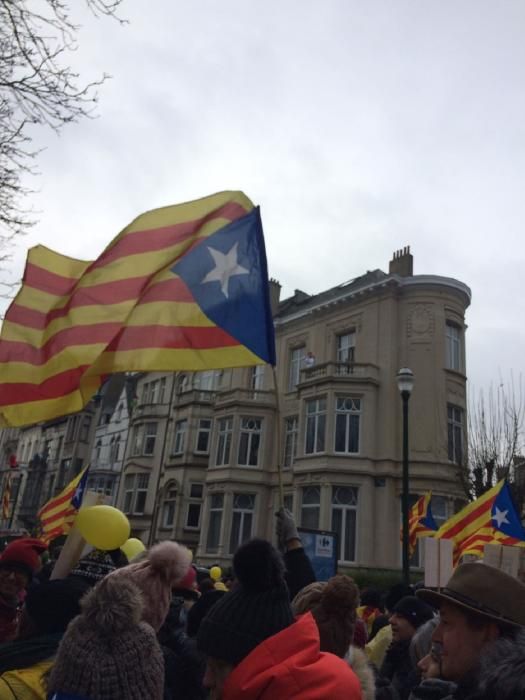 Manifestació independentista a Brussel·les