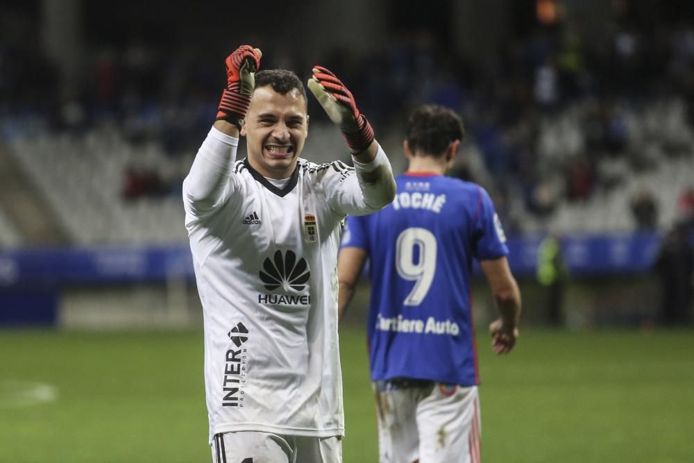 Partido en el Carlos Tartiere entre el Oviedo y el Almería