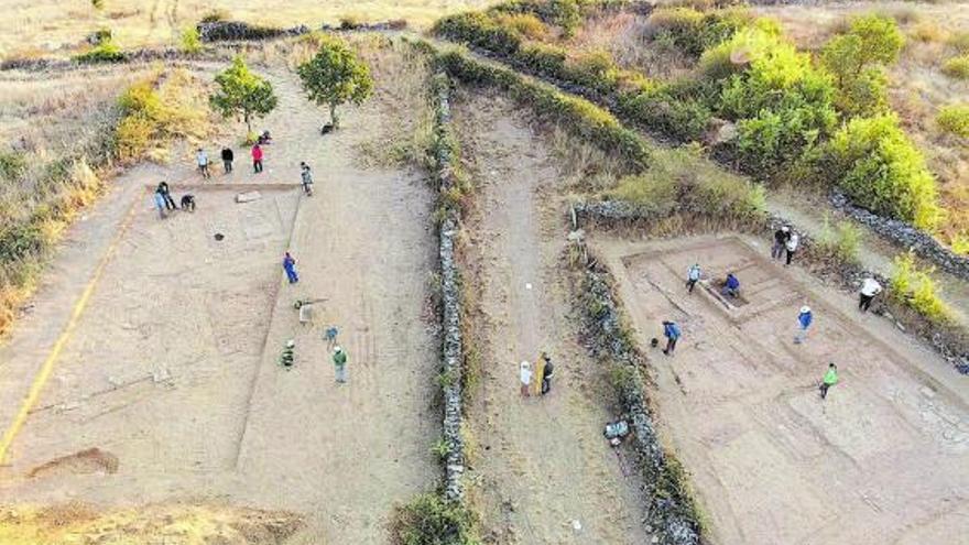 Excavaciones del Castrico, en Rabanales. | Ch. S.