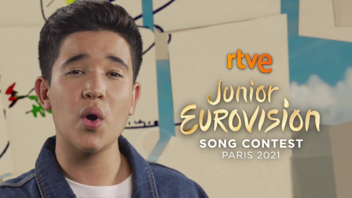 Levi Díaz en el videoclip de &#039;Reír&#039;, la canción con la que representará a España en Eurovisión Junior 2021