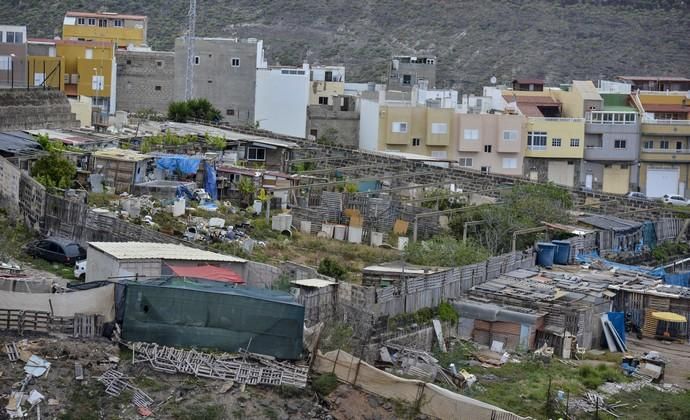 LAS PALMAS DE GRAN CANARIA. Poblado de chabolas en Ladera Alta  | 04/05/2019 | Fotógrafo: José Pérez Curbelo