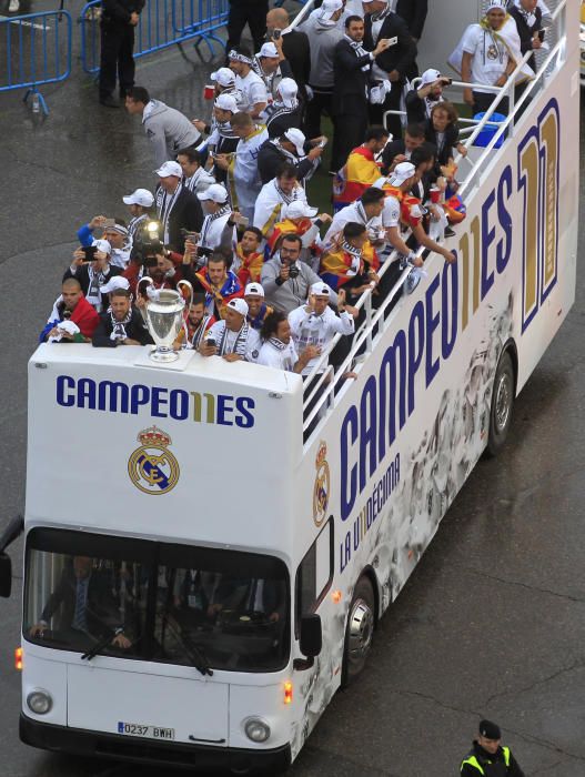 EL REAL MADRID CELEBRA LA UNDÉCIMA EN CIBELES