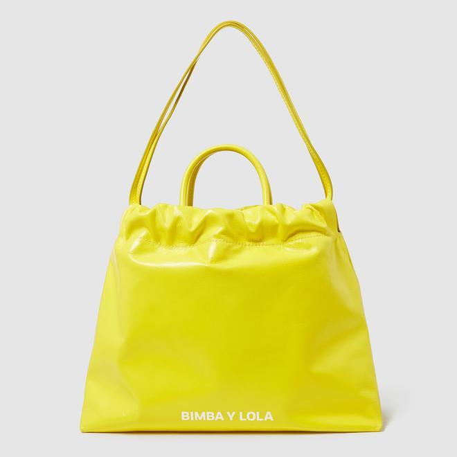 Bolso Shopper amarillo de Bimba y Lola