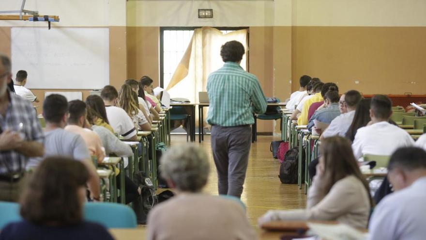 Examen de la EBAU en Asturias