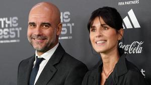 Pep Guardiola y Cristina Serra