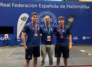 Dos jóvenes saguntinos deslumbran en el Campeonato de España de Halterofilia