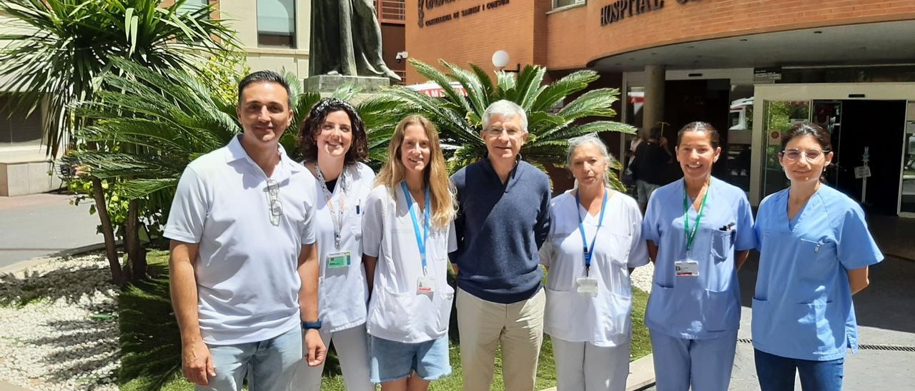 Equipo del Hospital Clínico que realizado la transfusión de sangre intrauterina